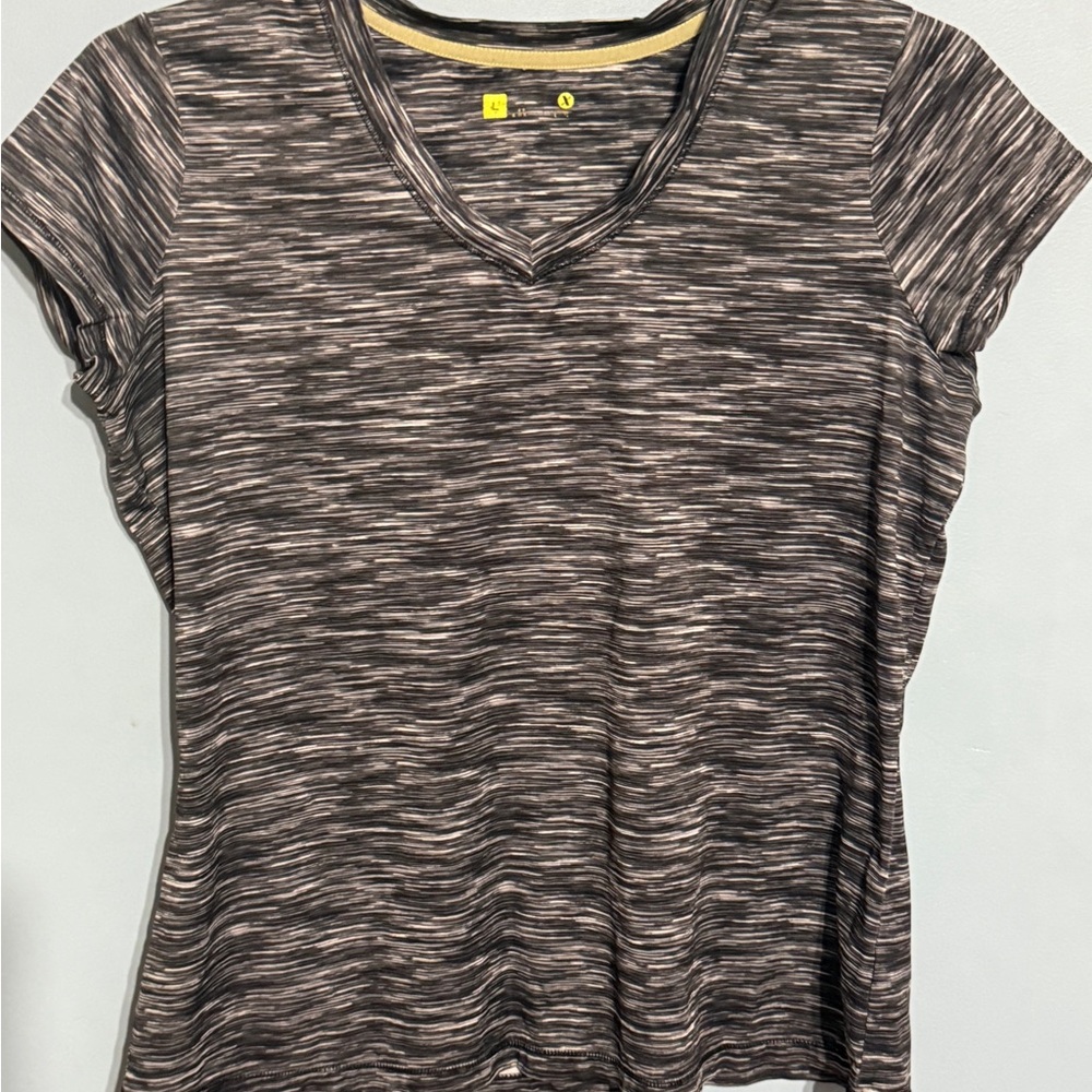 Gray V-Neck Women's Sweatshirt Gently Used - Picture 1 of 16